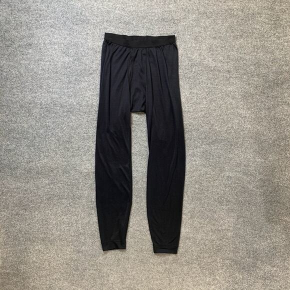 Vintage Patagonia Tights Mens Small Black Capilene Midweight Base Layer Made USA - Picture 2 of 10